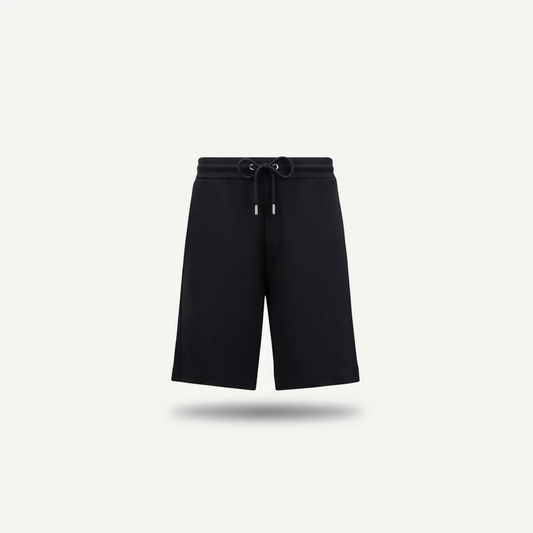 Moncler Cotton and Denim Shorts "Navy Blue"