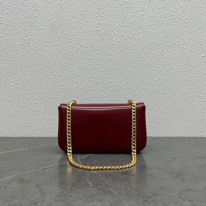 Celine Chain Shoulder Bag Claude in Shiny Calfskin
