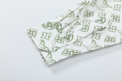 Louis Vuitton Shirt "White-Green"