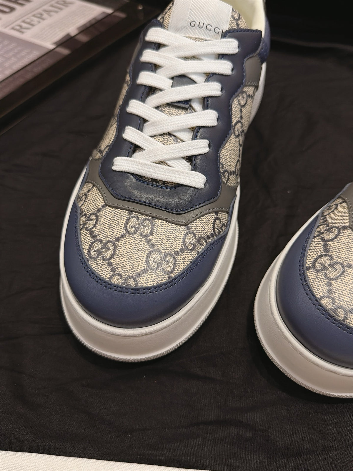 Gucci Chunky Sneaker with GG "Beige-Blue"
