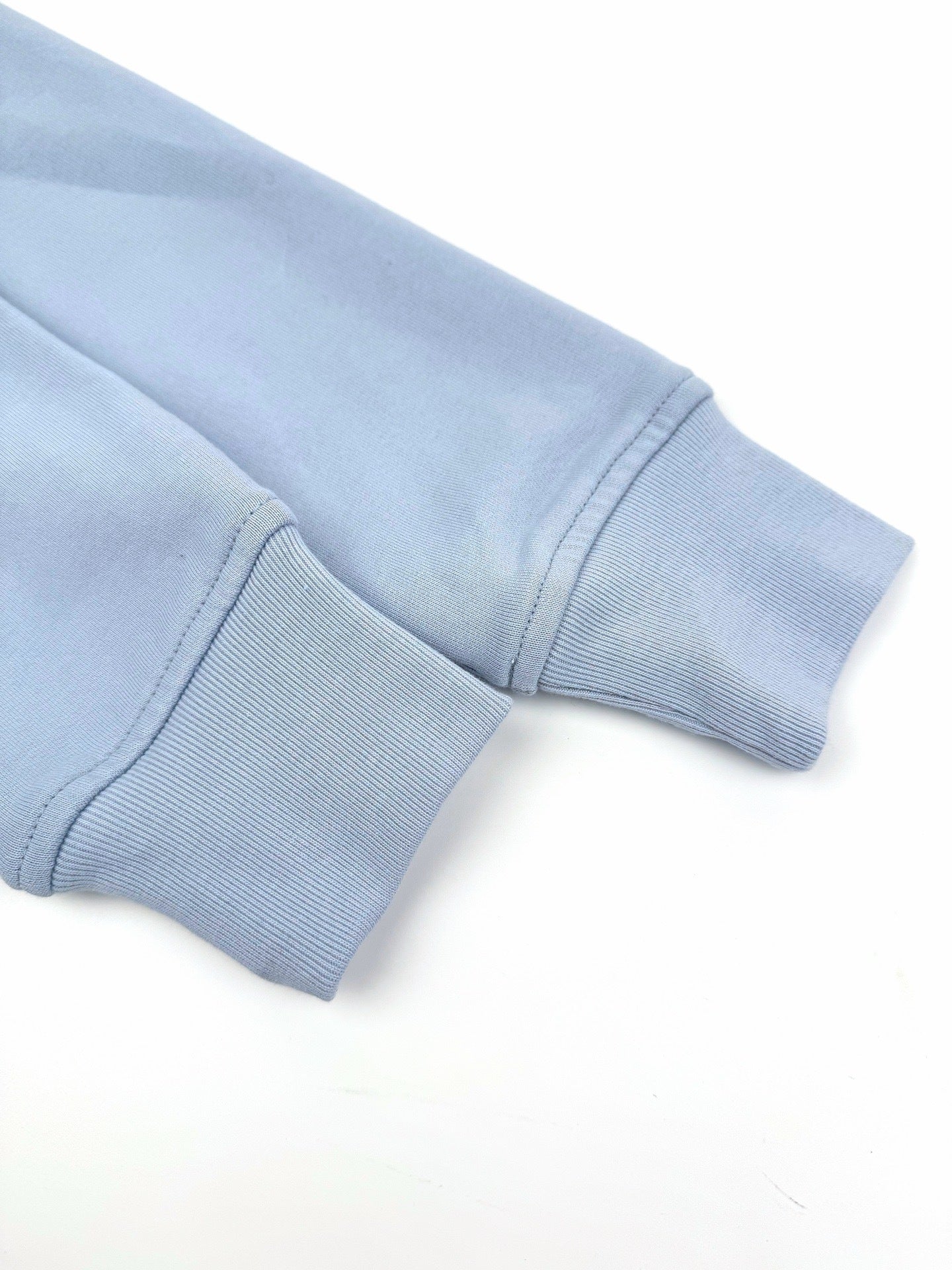 Ami Paris Zip-Up Hoodie "Sky Blue"
