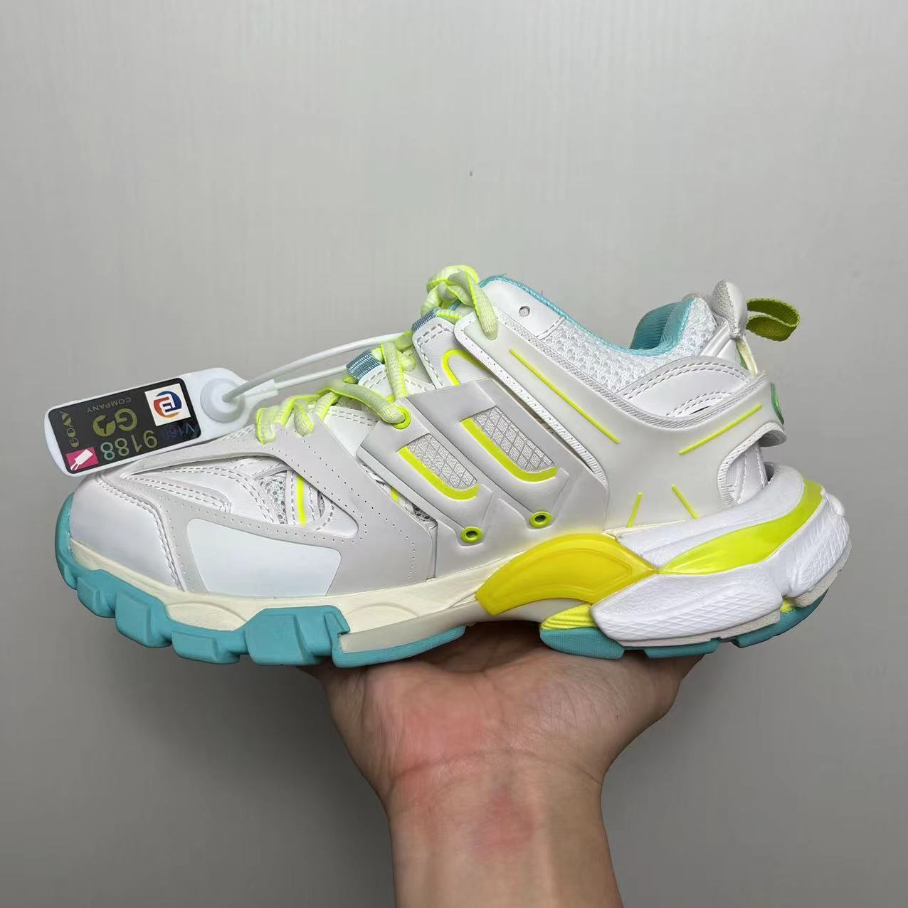 Balenciaga Track "White-Neon Yellow"