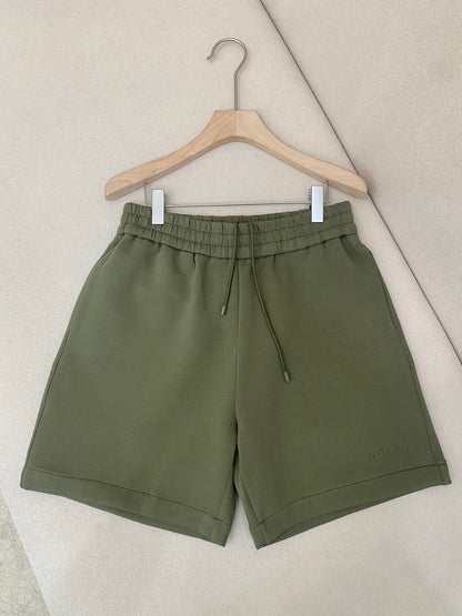 Gucci Logo Embroidered Shorts "Green"