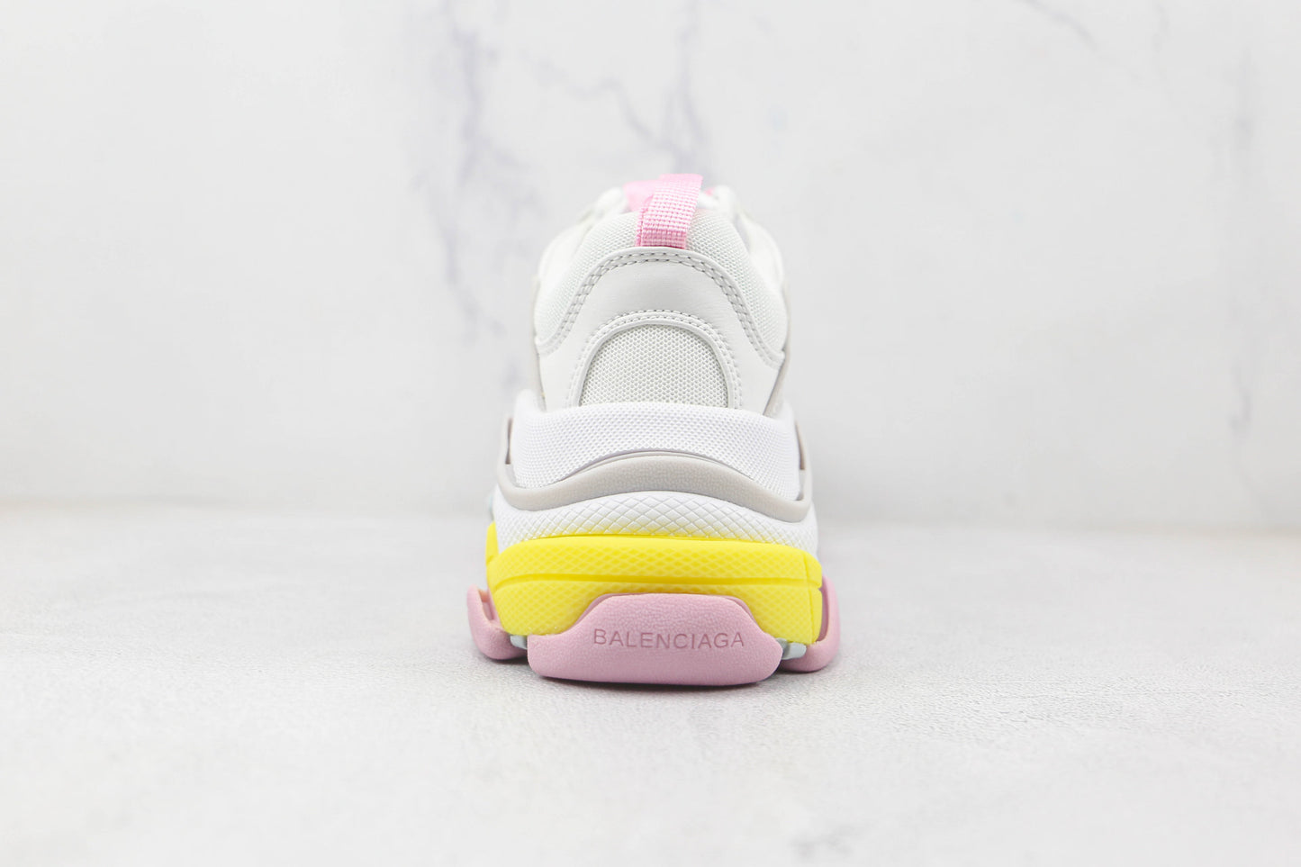 Balenciaga Triple S "Grey-Pink-Yellow"