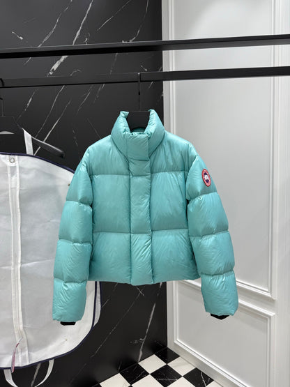 Canada Goose Cypress Short Down Jacket "Turquoise"