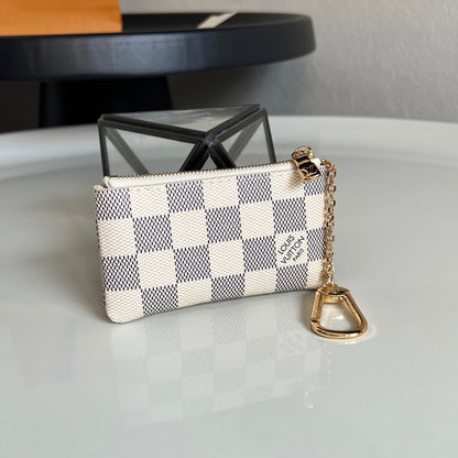 Louis Vuitton Key Pouch "Damier Azur"