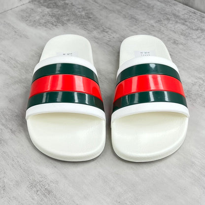 Gucci Slides "White-Green-Red"