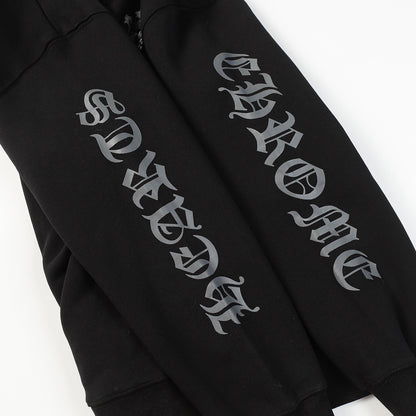 Chrome Hearts Zip-Up Hoodie "Black-Grey-White"