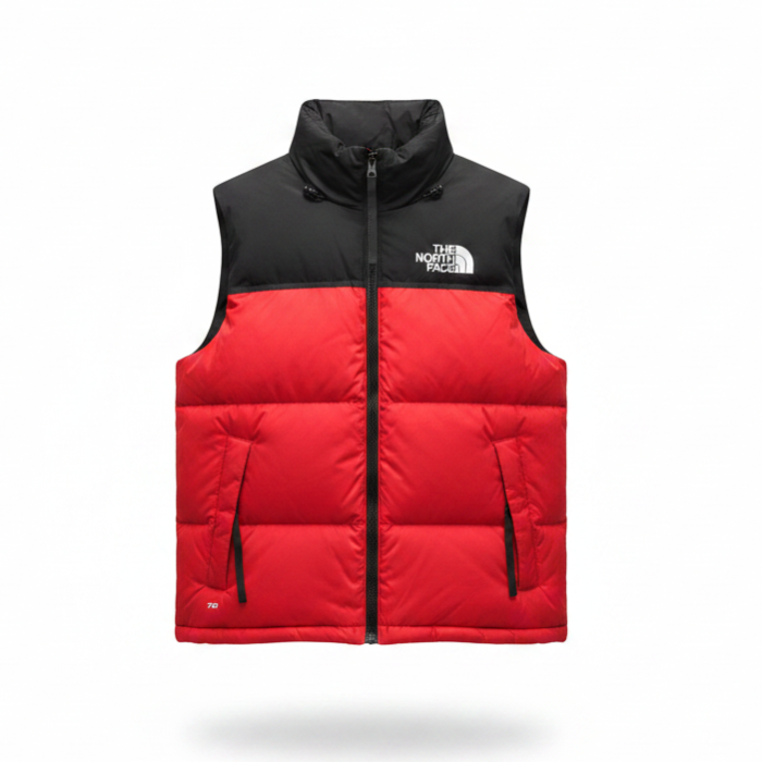 The North Face 700 Down Vest "Red-Black"