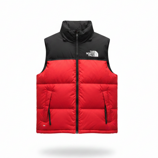 The North Face 700 Down Vest "Red-Black"