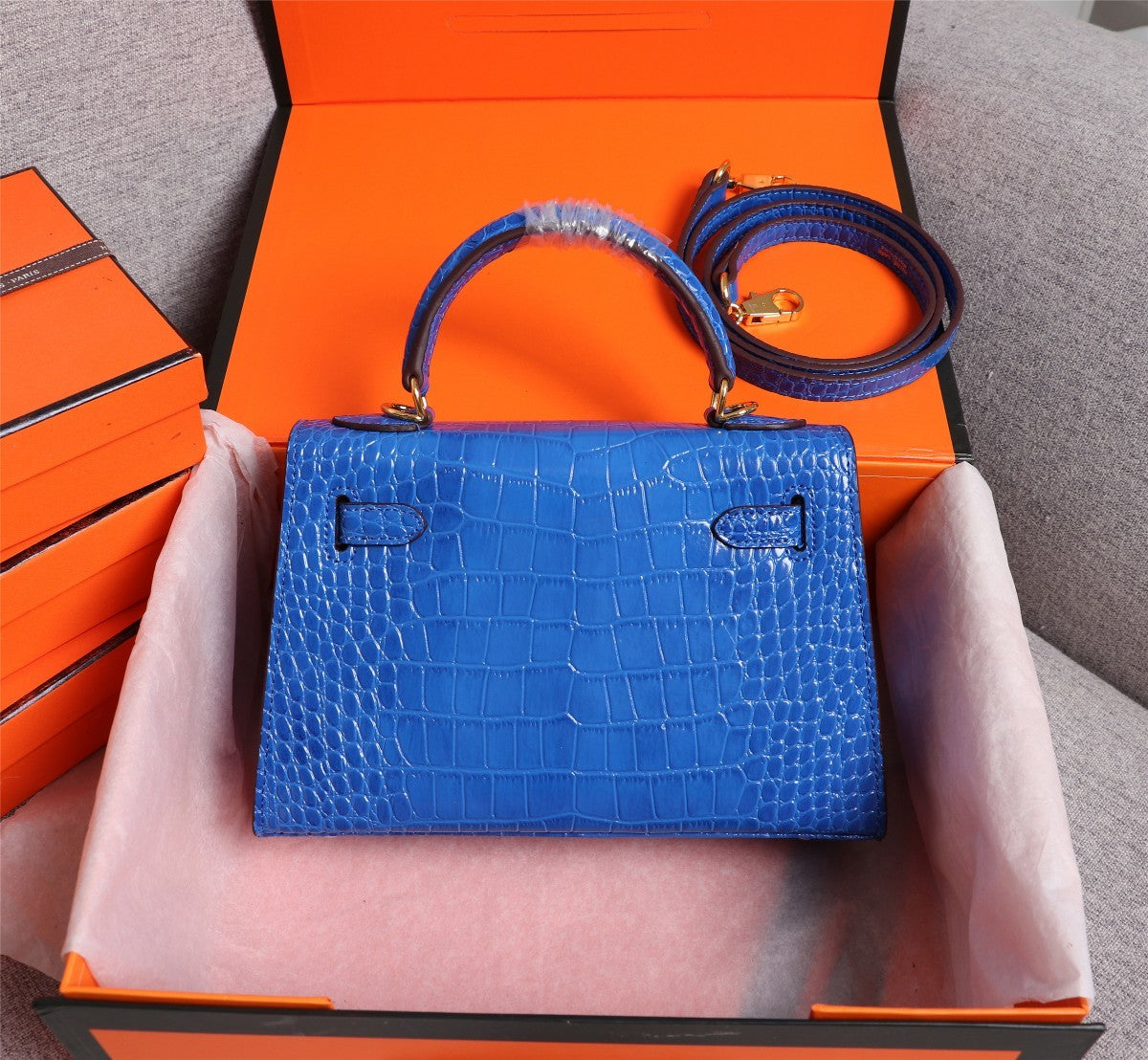 Hermès Aligator Leather Mini Kelly 20