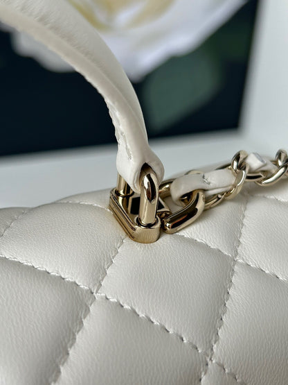 Chanel Large Flap Bag With Top Handle
