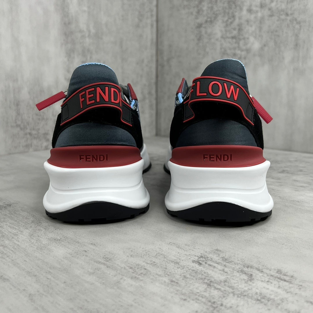 Fendi Flow "Grey-Black-Red"