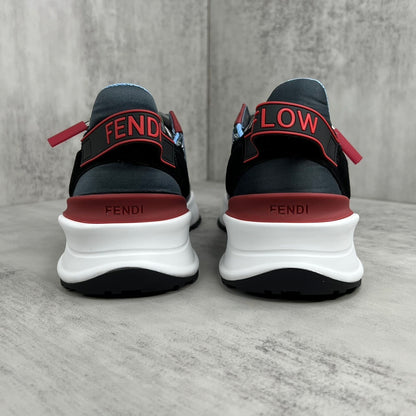 Fendi Flow "Grey-Black-Red"