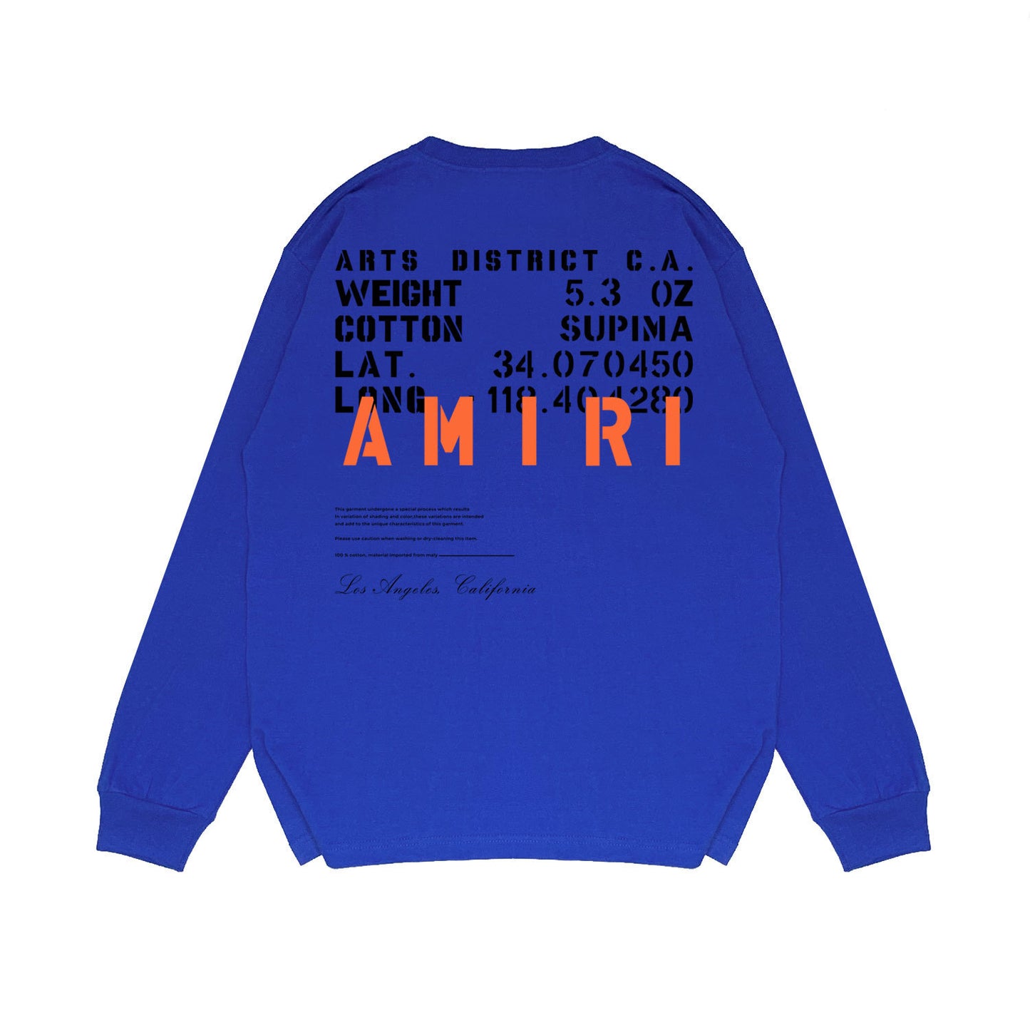 Amiri Sweatshirt "Blue-Orange"