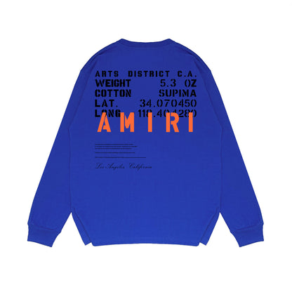 Amiri Sweatshirt "Blue-Orange"