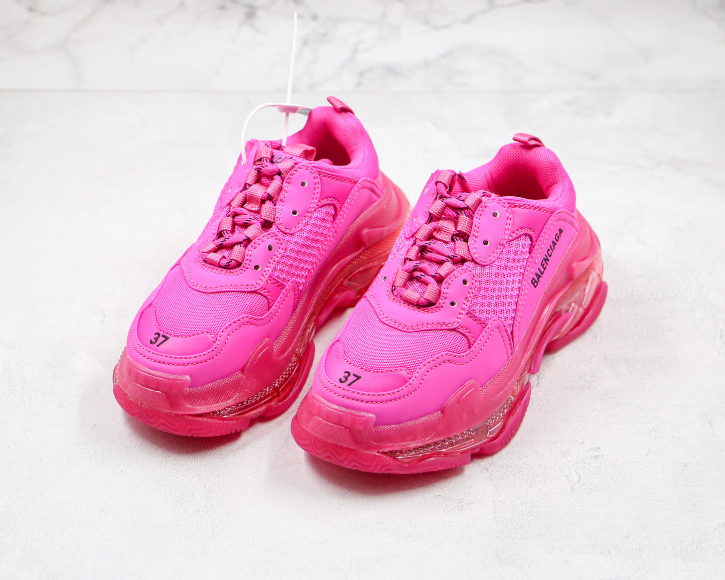 Balenciaga Triple S "Pink Clear Sole"