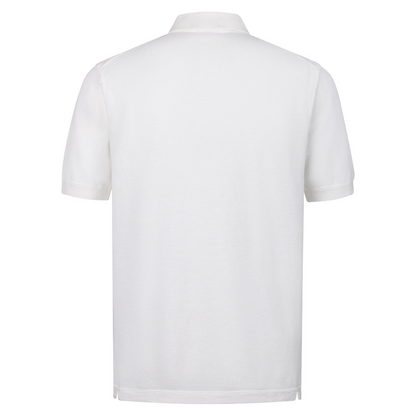 Zegna Cotton Polo Shirt "White"