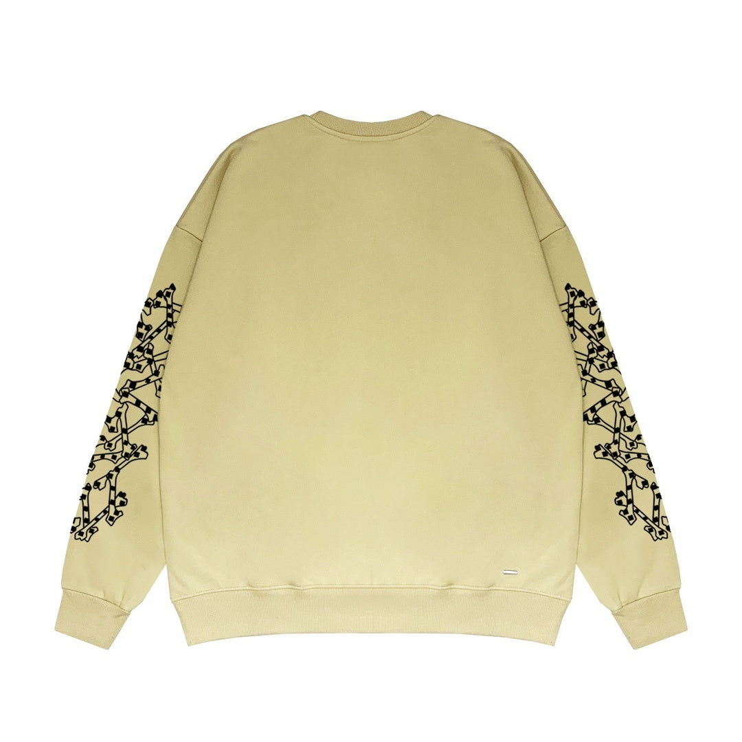 Amiri Checkered Bones "Beige-Black"