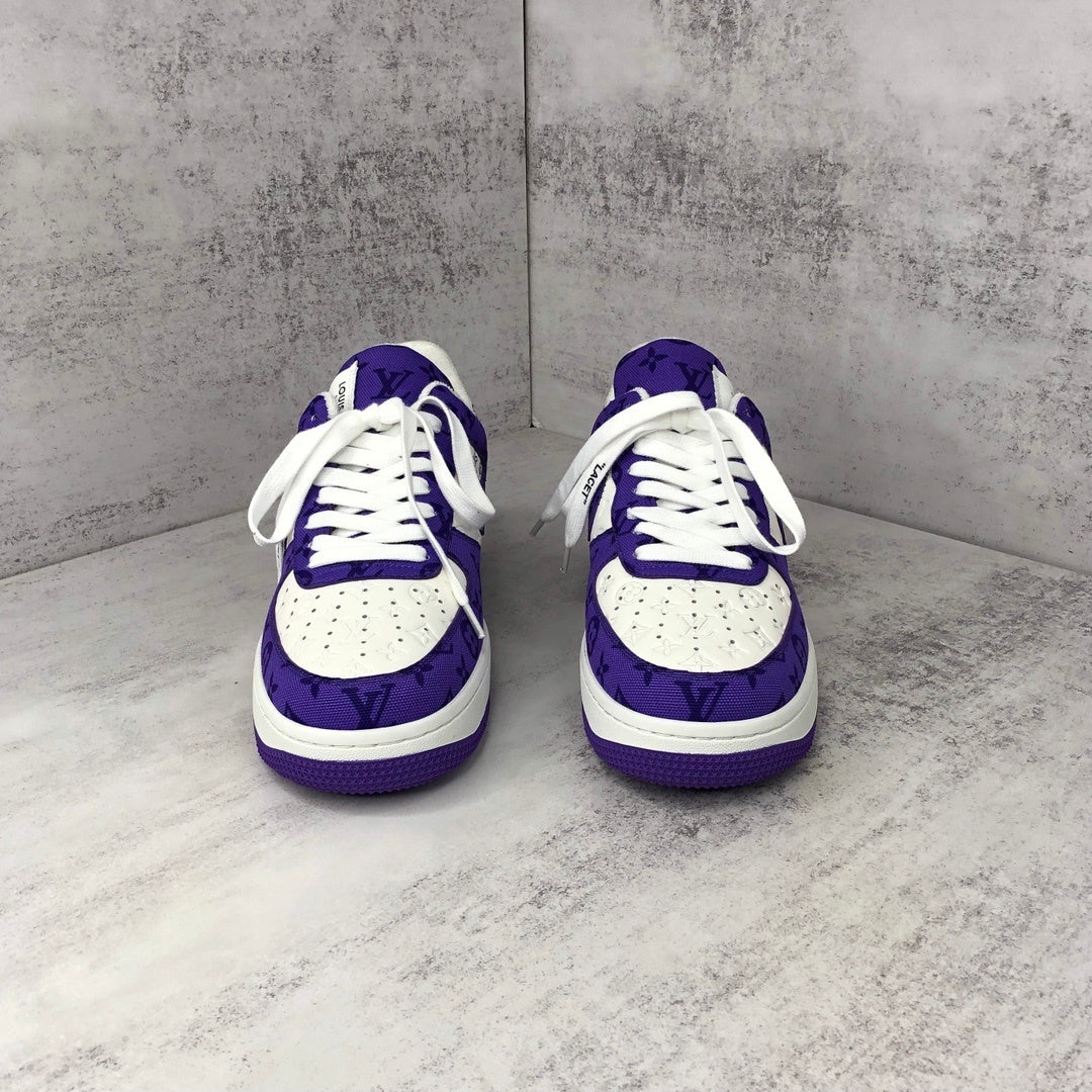 Louis Vuitton x Nike Air Force 1 "Purple-White"