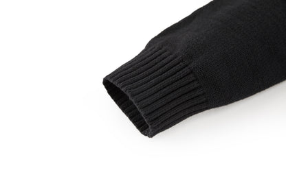 Moncler Wool & Cashmere Blend Jumper "Black"