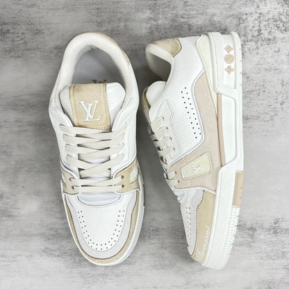 Louis Vuitton Trainers "White-Beige"