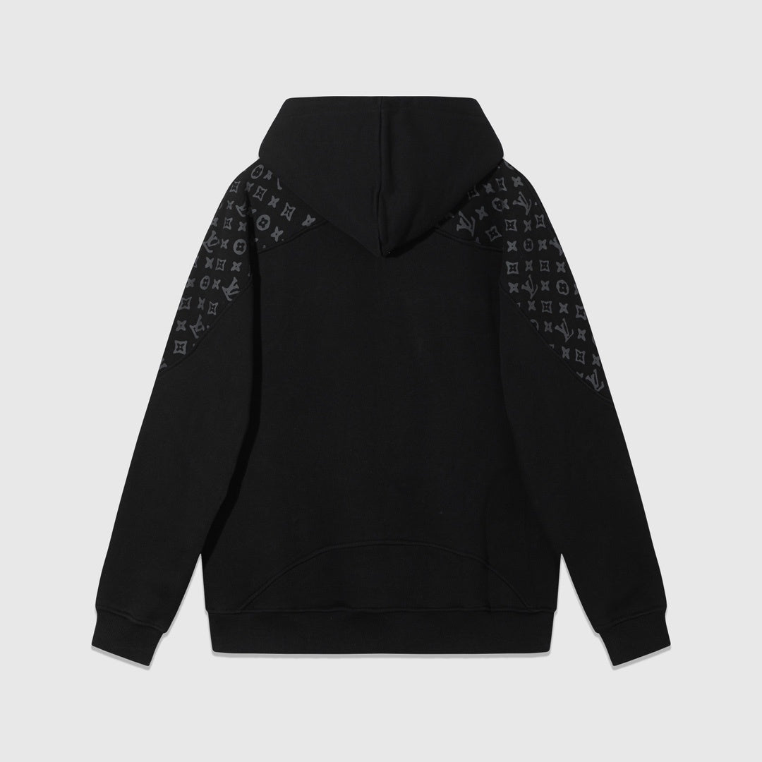 Louis Vuitton Monogram Circle Cut Hoodie "Black"