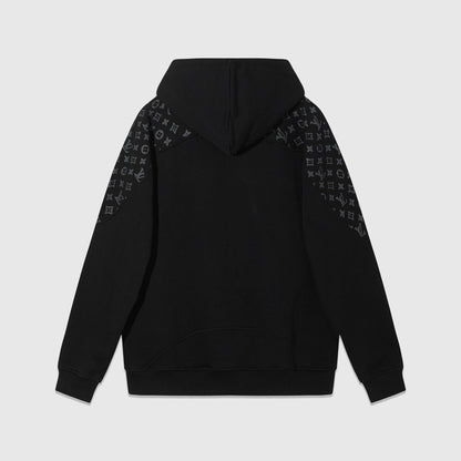 Louis Vuitton Monogram Circle Cut Hoodie "Black"