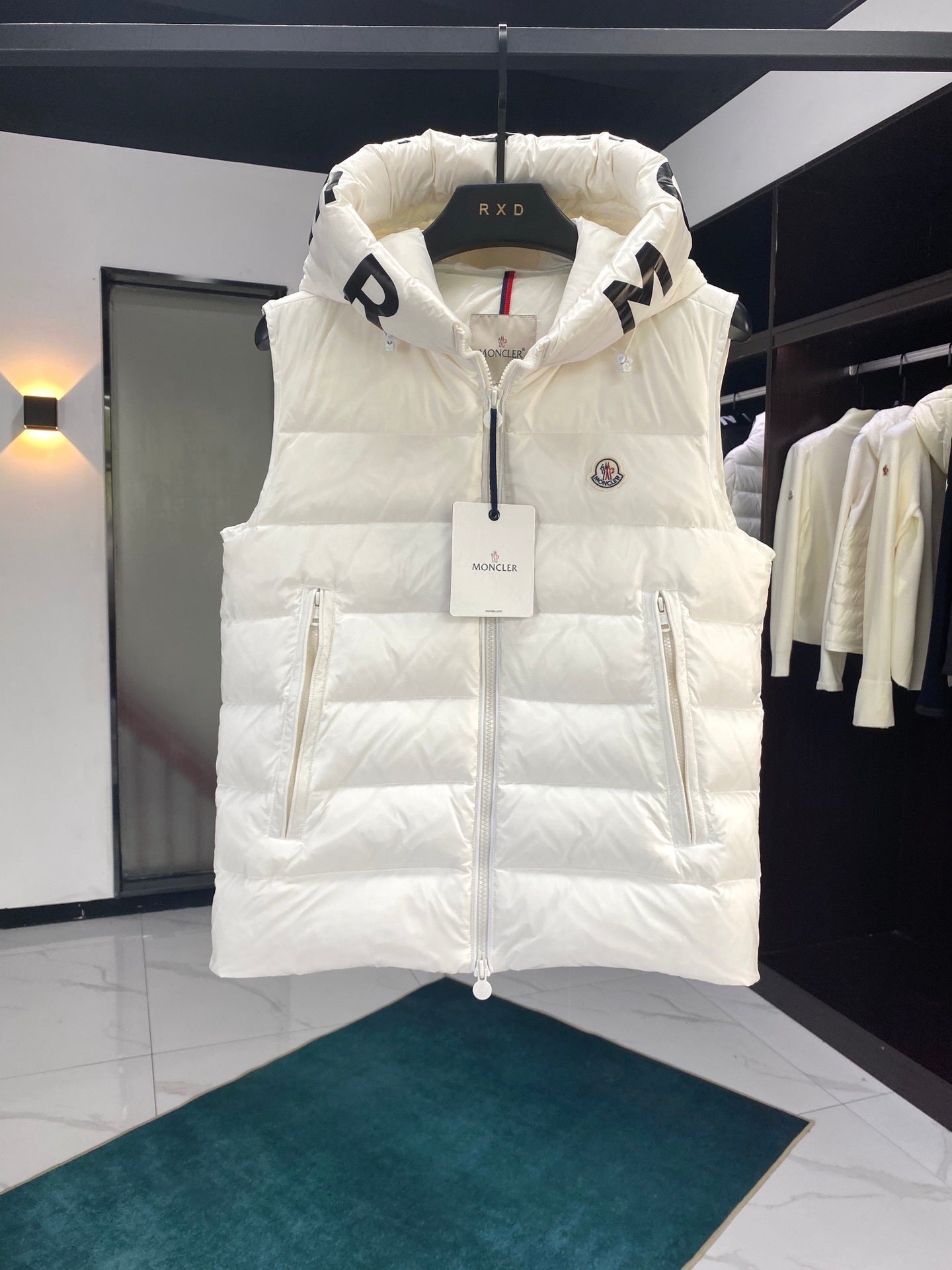 Moncler Montreuil Down Vest "White"