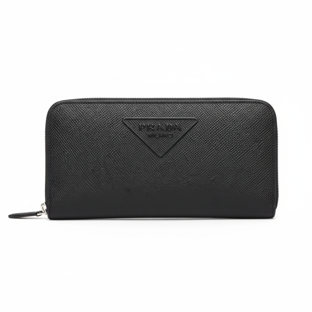Prada Long Saffiano Leather Wallet