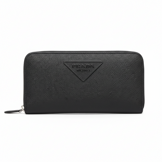 Prada Long Saffiano Leather Wallet
