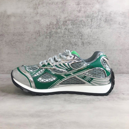 Bottega Veneta Orbit "Green-Silver"