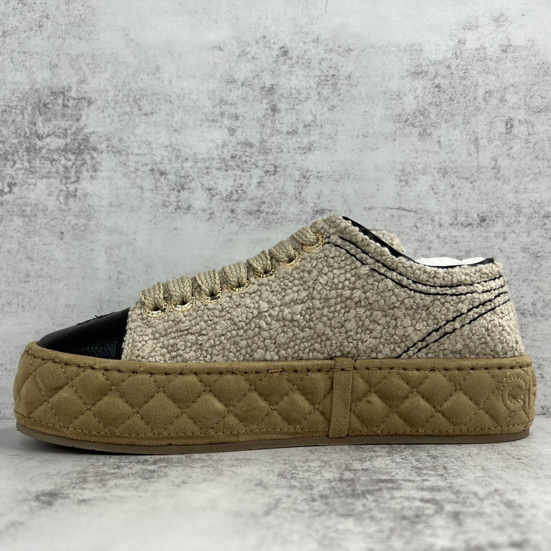 Chanel Tweed "Beige-Black"