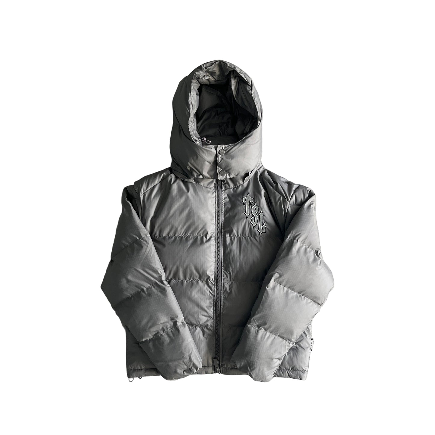 Trapstar Shooters Down Jacket "Grey-Reflective Logo"