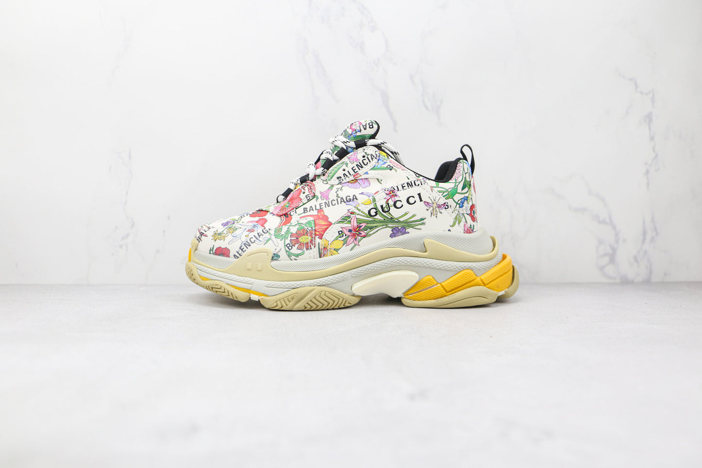 Balenciaga x Gucci Triple S "The Hacker Project Flora"