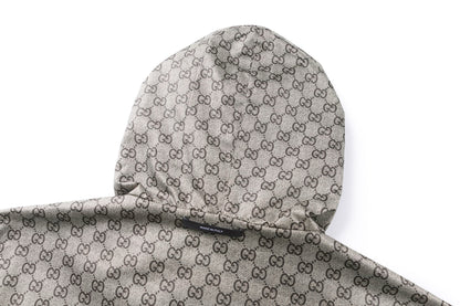 Gucci Reversible Cotton Canvas Zip Jacket Black Compact Cotton Canvas" and "GG nylon"