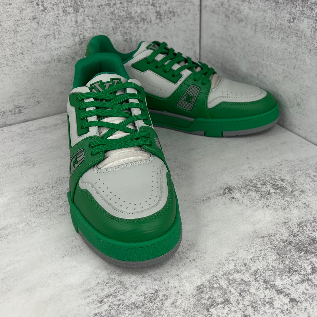 Louis Vuitton Trainers "Green-Grey"