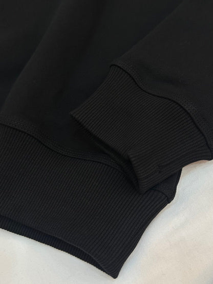 Burberry Logo Cotton Blend Sweatshirt "Black"