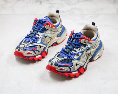 Balenciaga Track 2.0 "White-Blue-Red"