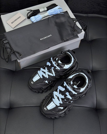 Balenciaga Track Shirt Sneaker "Black-Blue"