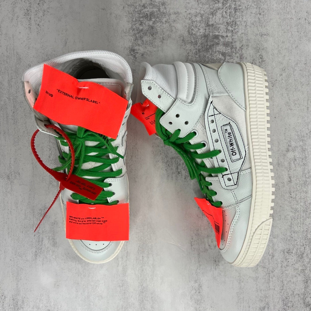 Off-White Off-Court High "White-Green"