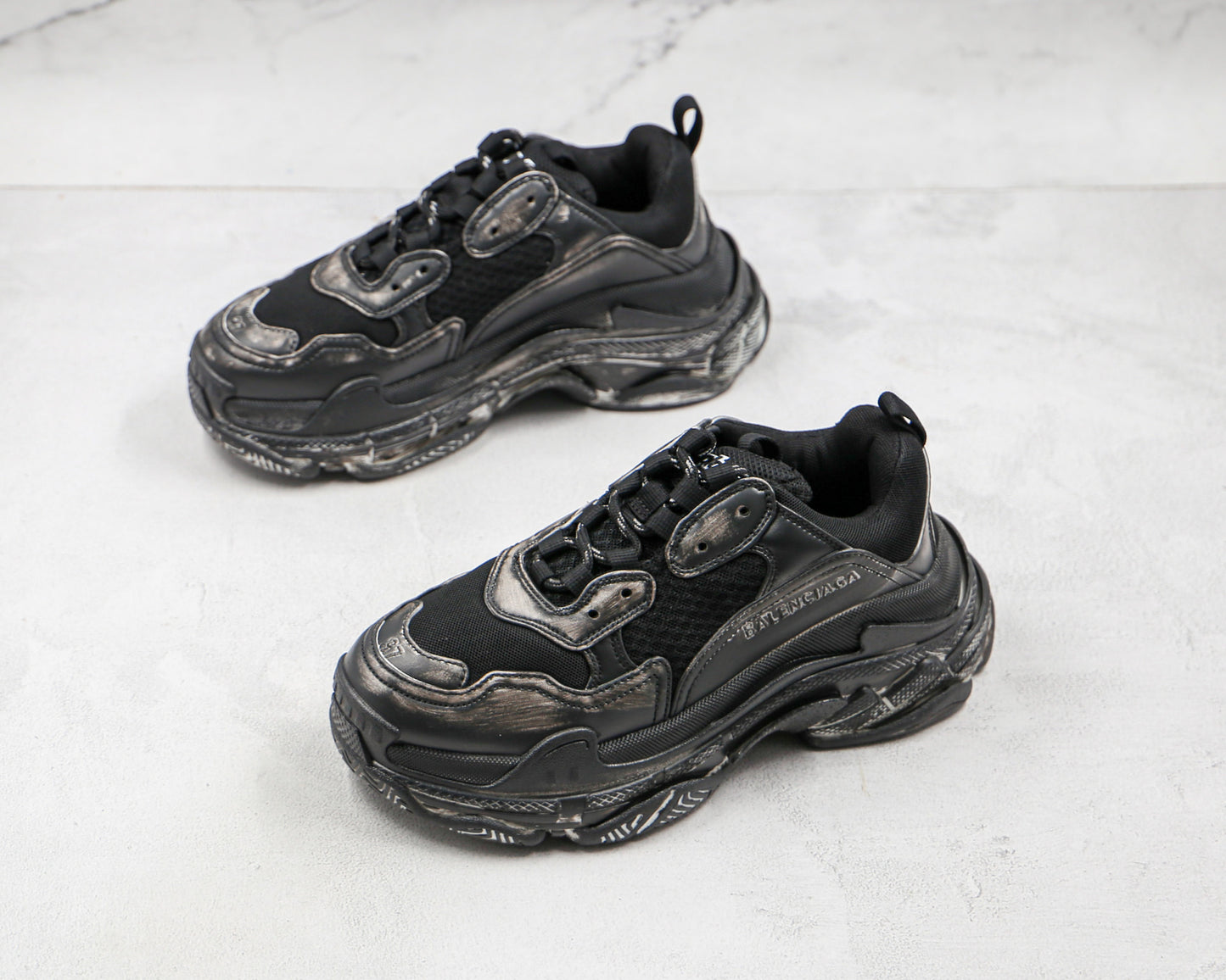 Balenciaga Triple S "Black-Faded"