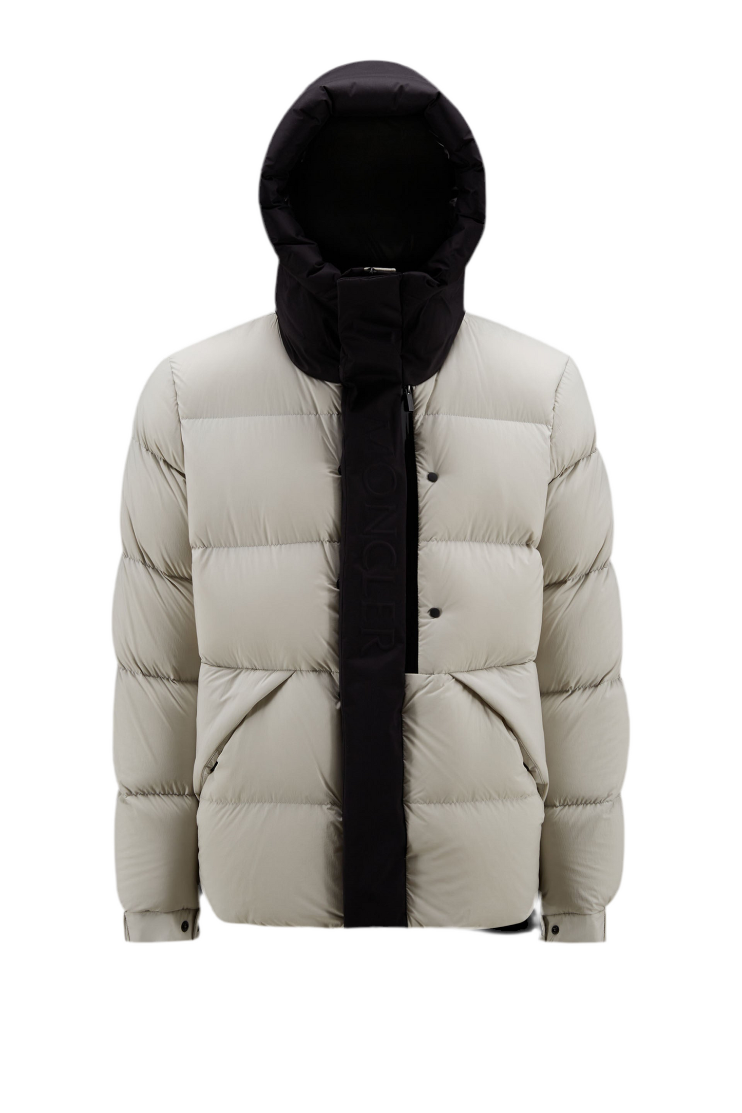 Moncler Madeira Hooded Down Jacket "White-Black"