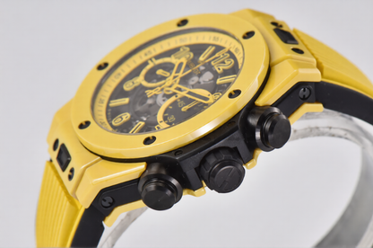 Hublot Big Bang Unico 44mm Yellow Magic Ceramic Skeleton Dial