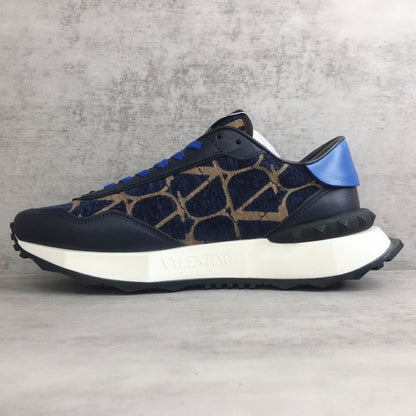 Valentino Garavani Netrunner "Blue-Black-Beige Monogram"