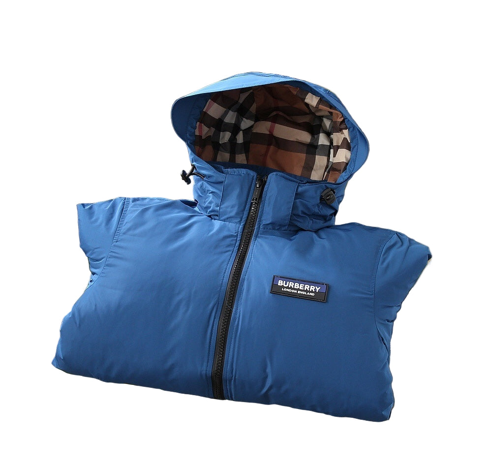 Burberry Windbreaker Down Jacket "Blue"