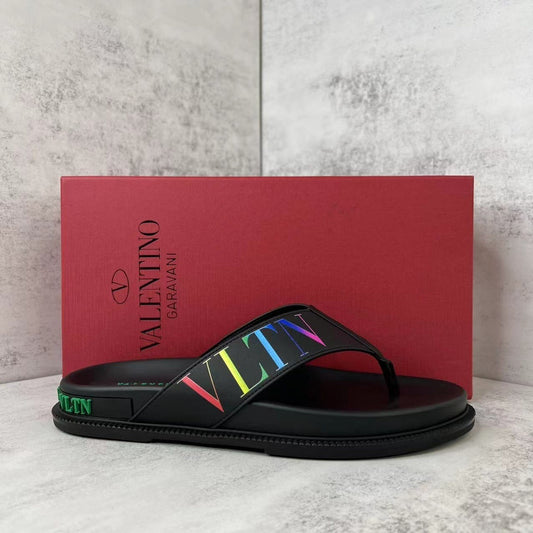 Valentino Garavani Flip-Flops "Black-Multicolour"