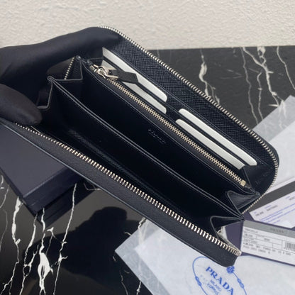 Prada Long Saffiano Leather Wallet