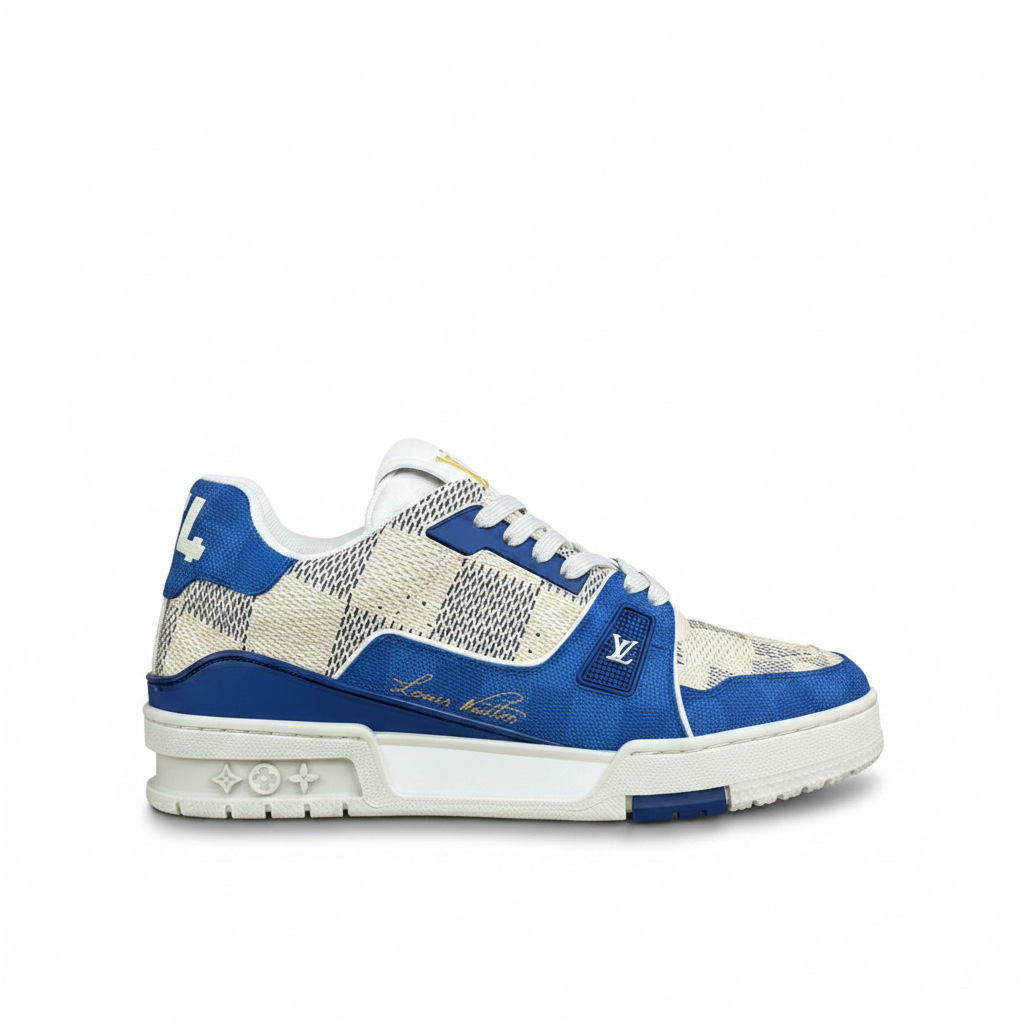 Louis Vuitton LV Trainers "White-Blue"