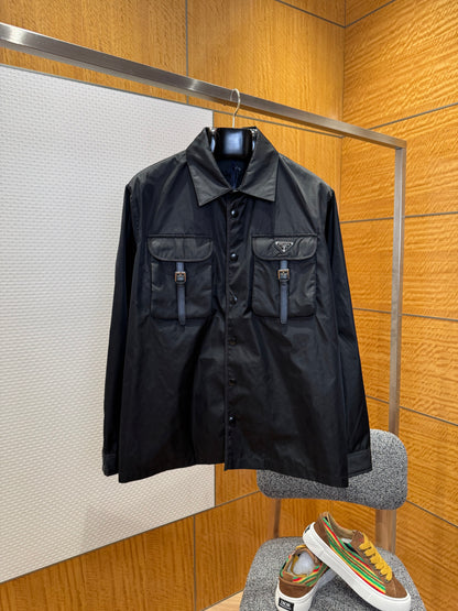 Prada Re-Nylon Shirt "Black"